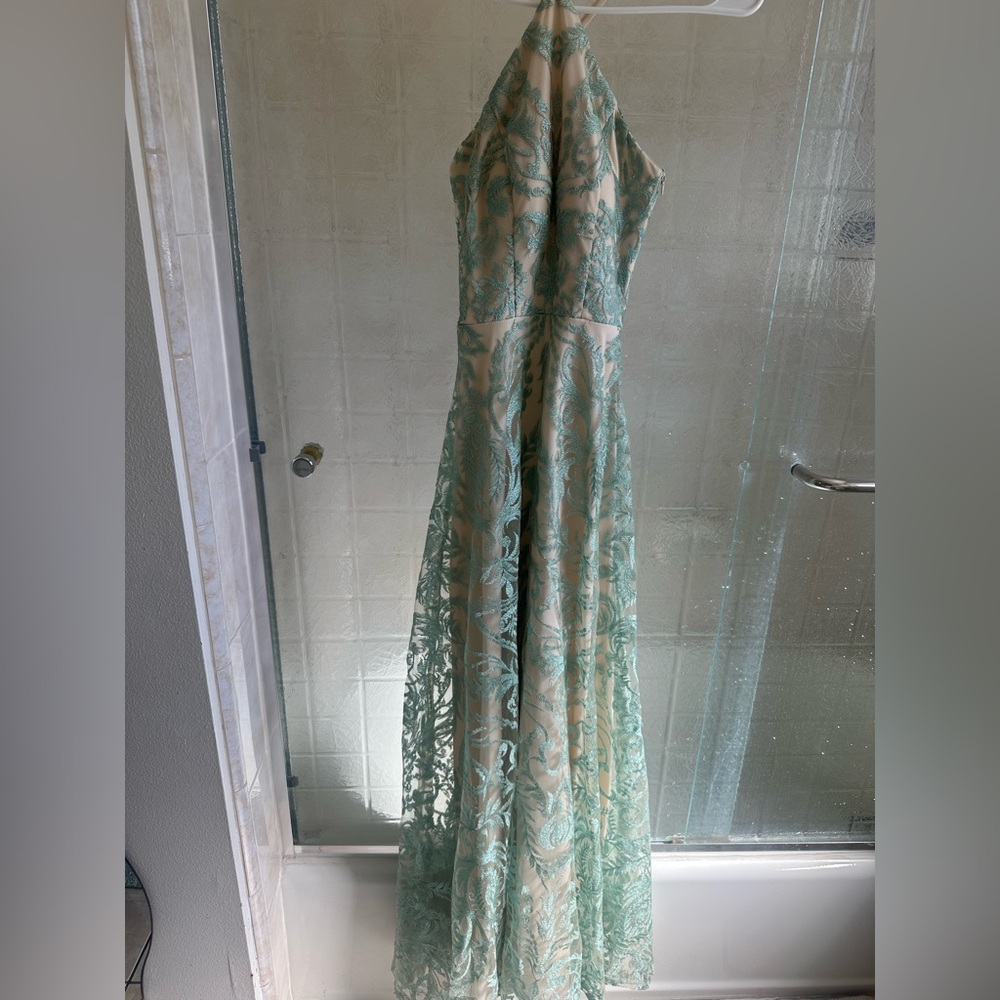 Maxi Glitter Prom Dress Size Small